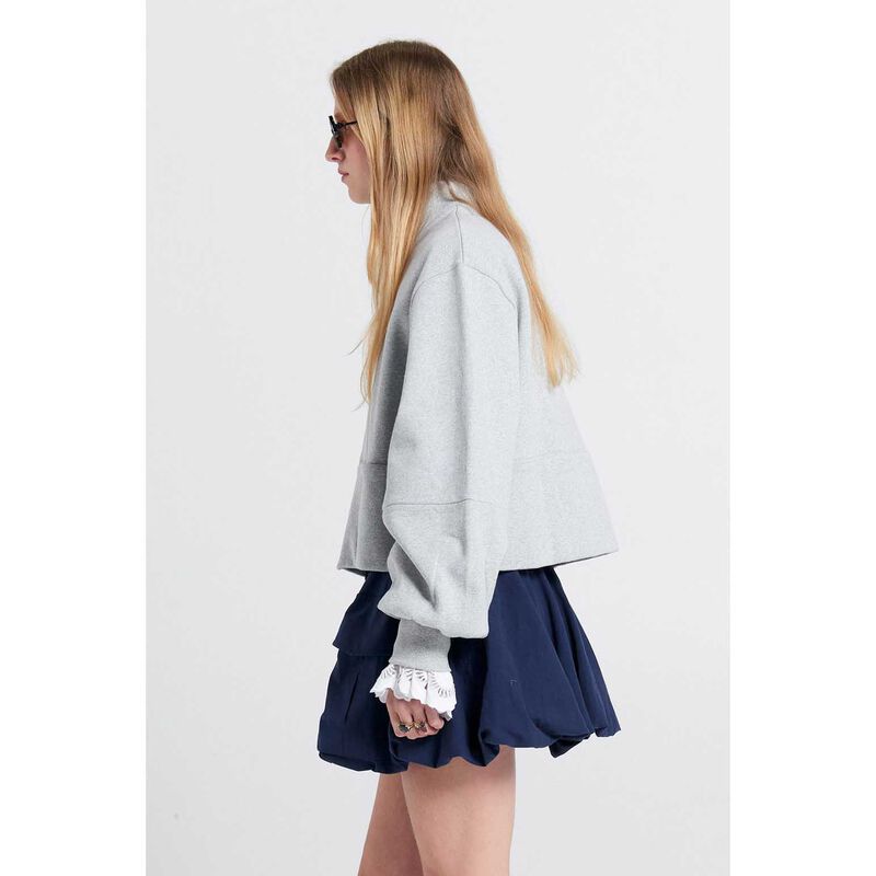 Karen Walker Runaway Zip Front Sweatshirt image number 2